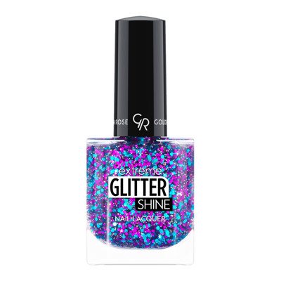 Nagų lak. Golden Rose Extreme gel glitter, Nr.211, 10.2 ml