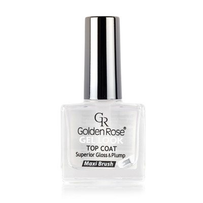 Nagų lak. Golden Rose Gel Look Top, 10 ml
