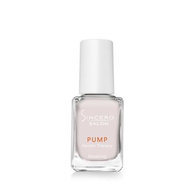 Nagų lako stipriklis su ypatinga keratino formule "Sincero Salon", PUMP, 10 ml