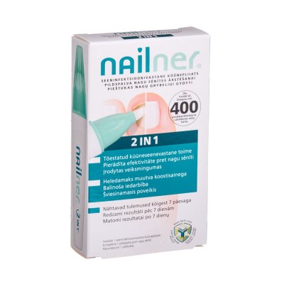 Nailner pieštukas nagų grybeliui gydyti 2in1, 4 ml