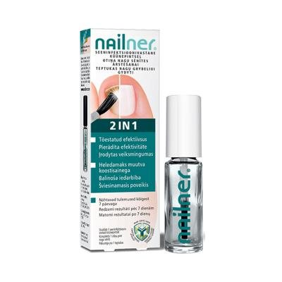Nailner teptukas nagų grybeliui gydyti 2in1, 5 ml