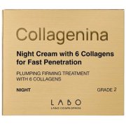 Naktinis kremas su 6 kolagenais COLLAGENINA 2 lygis, 50 ml