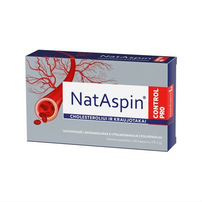 NATASPIN CONTROL PRO, 30 kapsulių
