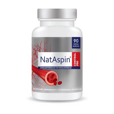 NATASPIN CONTROL PRO, 90 kietųjų kapsulių
