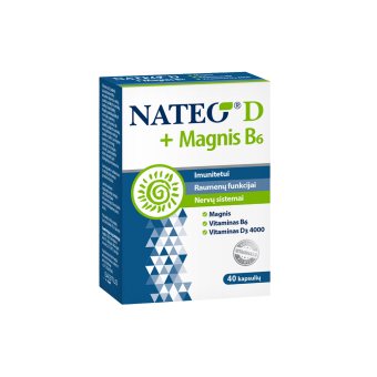 NATEO® D + Magnis B6 4000 TV, 40 kapsulių