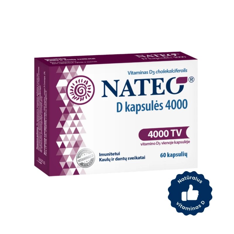 NATEO® D SV 4000, 60 kapsulių