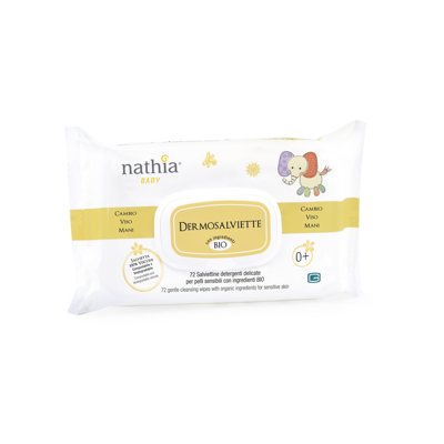Nathia Drėgnos servetėlės, 72 vnt