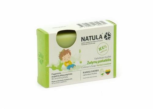NATULA vaikiškas muilas „Žolynų patalėlis“, 95 g