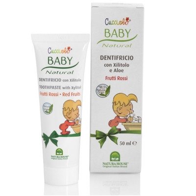 Natura House Cucciolo dantų pasta vaikams „Red Fruits“, 50 ml