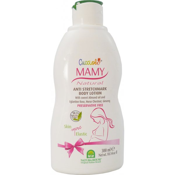 NATURA HOUSE kūno losjonas strijoms MAMY CUCCIOLO, 300 ml