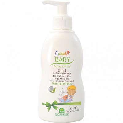 NATURA HOUSE švelnus prausiklis vaikams su kviečių gemalų ir medaus proteinais, ., 300 ml
