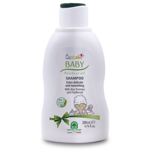 NATURA HOUSE švelnus šampūnas vaikams su ryžių proteinais ir pantenoliu, 200 ml