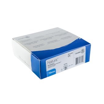 NATURA lygi plokštelė su pakeliamu žiedu, 33-45/, 5 vnt., 70 mm