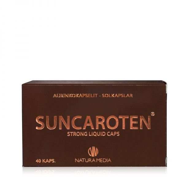 NATURA MEDIA maisto papildas SUNCAROTEN, 40 kaps.