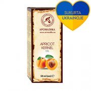 Natūralus abrikosų kauliukų aliejus AROMATIKA APRICOT KERNEL OIL, 50 ml