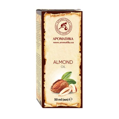 Natūralus augalinis migdolų aliejus ., 50 ml
