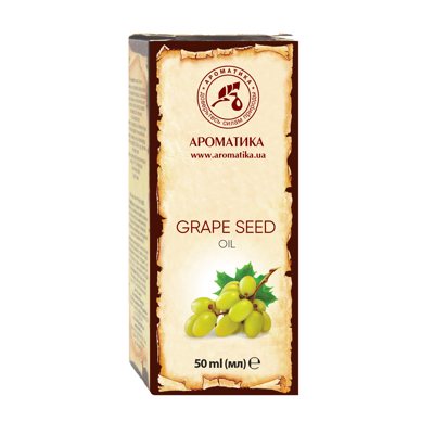 Natūralus augalinis vynuogių kauliukų aliejus ., 50 ml