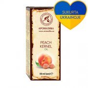 Natūralus persikų kauliukų aliejus AROMATIKA PEACH KERNEL OIL, 50 ml