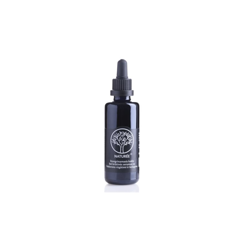 NATUREE Stangrinamasis kaklo, veido bei krūtinės serumas su hialurono rūgštimi ir kolagenu, 50 ml