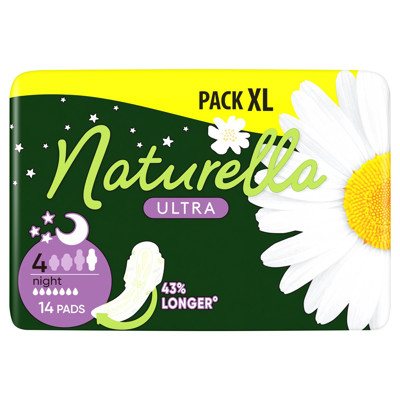 NATURELLA ULTRA NIGHT, Higieniniai paketai, S4, 14 vnt