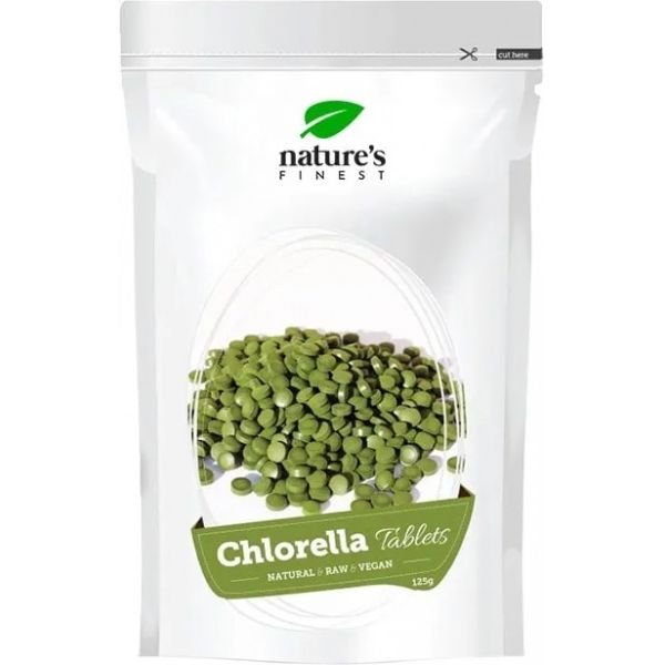 NATURE'S FINEST chlorelių tabletės, 125 g