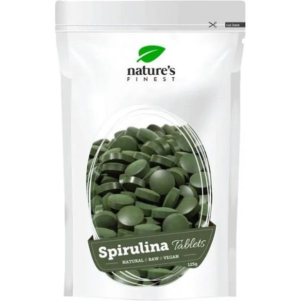 NATURE'S FINEST spirulinos tabletės, 125 g