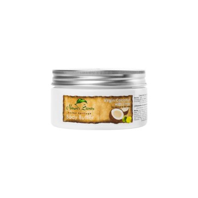 Nature's Secrets kūno sviestas su kokosais ir žaliosiomis citrinomis, 200 ml