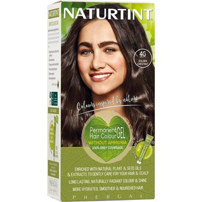 NATURTINT, ilgalaikiai plaukų dažai be amoniako, GOLDEN CHESTNUT, 170 ml, 4 g