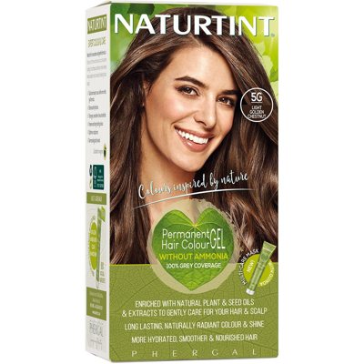 NATURTINT, ilgalaikiai plaukų dažai be amoniako, LIGHT GOLDEN CHESTNUT, 170 ml, 5 g