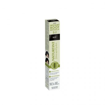 NATURTINT plaukų šaknų maskuoklis (black), 10 ml