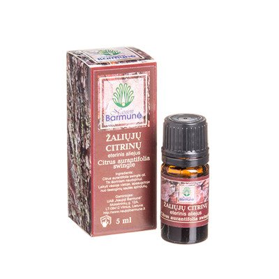 NAUJOJI BARMUNĖ eterinis aliejus ŽALIŲJŲ CITRINŲ, 5 ml