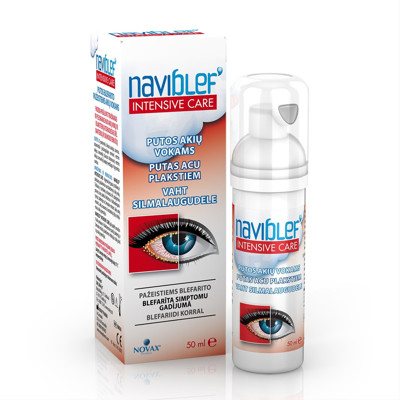 NAVIBLEF INTENSIVE CARE putos akių vokams, 50 ml