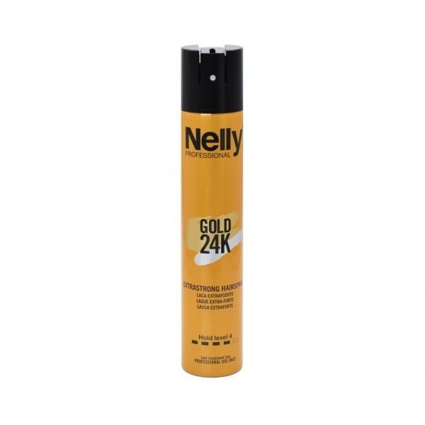 NELLY plaukų lakas PROFESSIONAL 24K, ypač stiprus, 300 ml