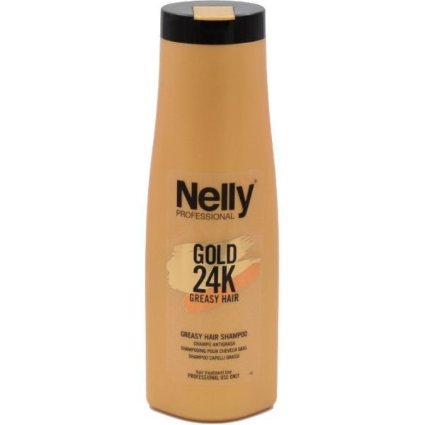 NELLY šampūnas riebiems plaukams PROFESSIONAL 24K, 400 ml