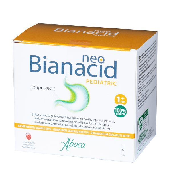 NEOBIANACID granulės PEDIATRIC, 36 pak.