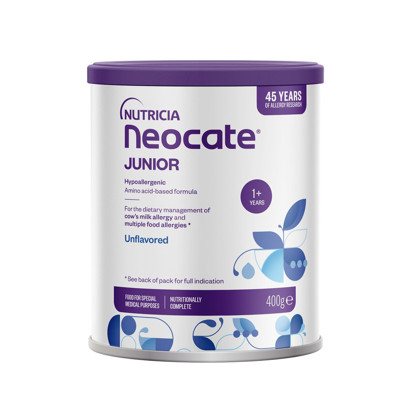 NEOCATE JUNIOR, milteliai, neutralaus skonio, 400 g