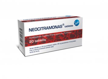 NEOCITRAMONAS tabletės N20