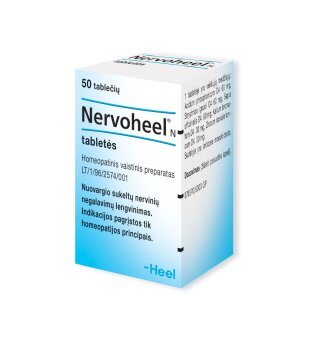 NERVOHEEL N tabletės N50