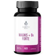 Nervų sistemai ir raumenims GAMTOS NAMAI MAGNIS + B6 FORTE, 60 kaps.