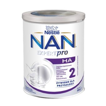 NESTLE tolesnio maitinimo pieno mišinys kūdikiams NAN EXPERTPRO HA 2, nuo 6 mėn., 800 g