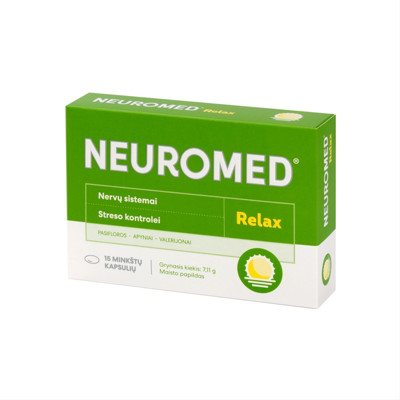 NEUROMED RELAX, minkštosios kapsulės, N15