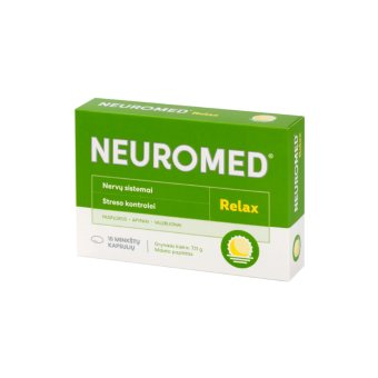 NEUROMED RELAX, nuo ., 15 kapsulių, 18 m