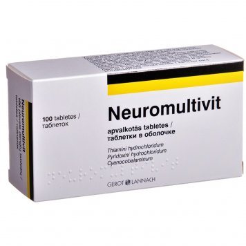 NEUROMULTIVIT plėvele dengtos tabletės N100