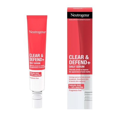 NEUTROGENA CLEAR & DEFEND+ DAILY, kasdienis serumas, 30 ml
