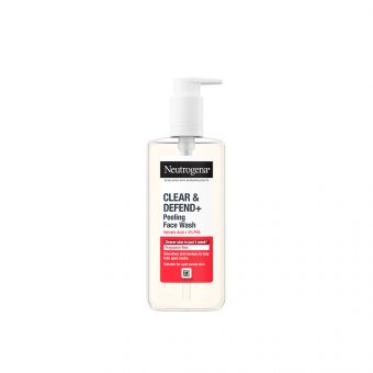 NEUTROGENA kasdienis prausiamasis gelis CLEAR & DEFEND+, bekvapis, 200 ml