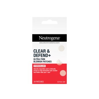 NEUTROGENA CLEAR & DEFEND+, pleistrai spuogams, 24 vnt
