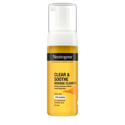 NEUTROGENA prausimosi putos Clear & Soothe, 150 ml