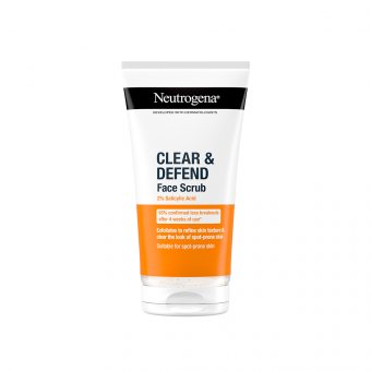 NEUTROGENA, veido šveitiklis, Clear & Defend, 150 ml