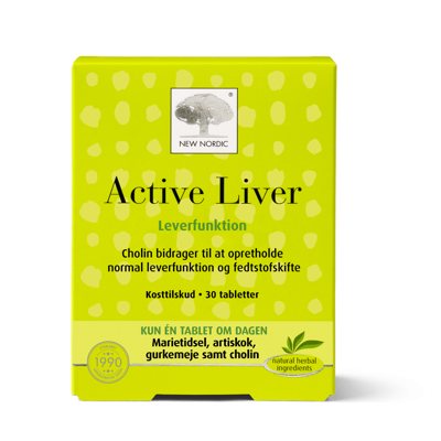 NEW NORDIC ACTIVE LIVER, 30 tablečių