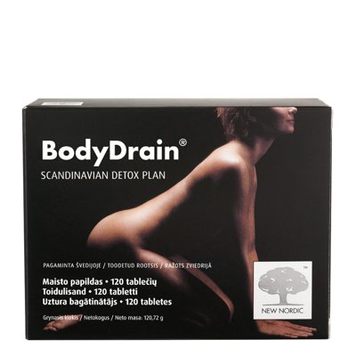 NEW NORDIC BODYDRAIN, 120 tablečių